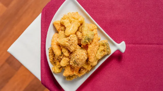 Spicy Crumbed Fried Vegetables